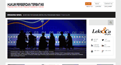 Desktop Screenshot of hukumperseroanterbatas.com